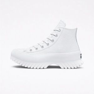 Converse white leather